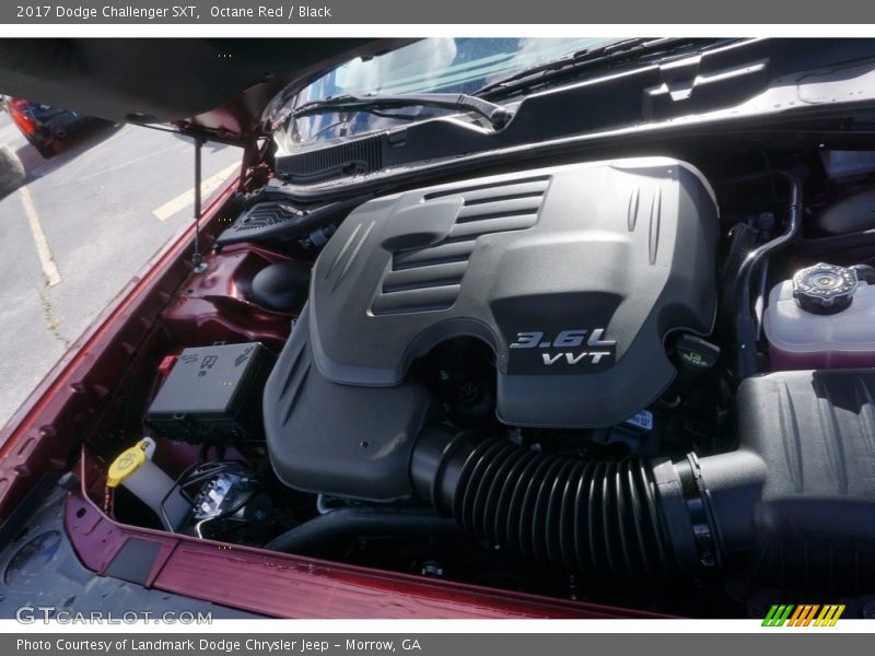 Octane Red / Black 2017 Dodge Challenger SXT