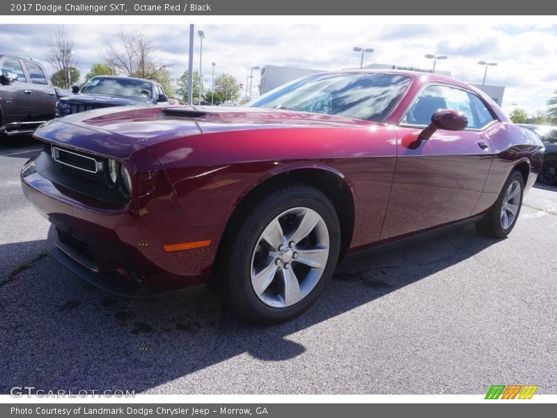 Octane Red / Black 2017 Dodge Challenger SXT