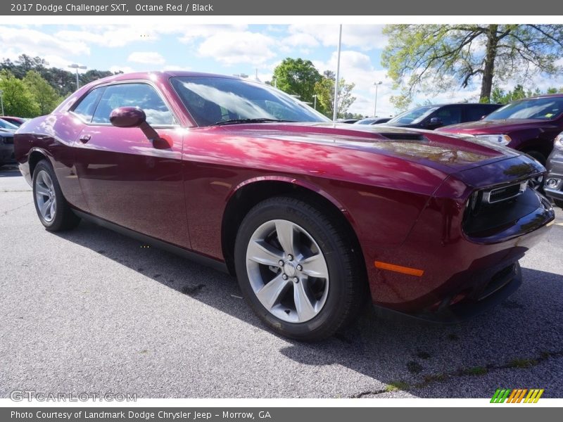 Octane Red / Black 2017 Dodge Challenger SXT