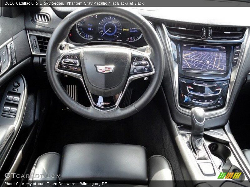 Phantom Gray Metallic / Jet Black/Jet Black 2016 Cadillac CTS CTS-V Sedan