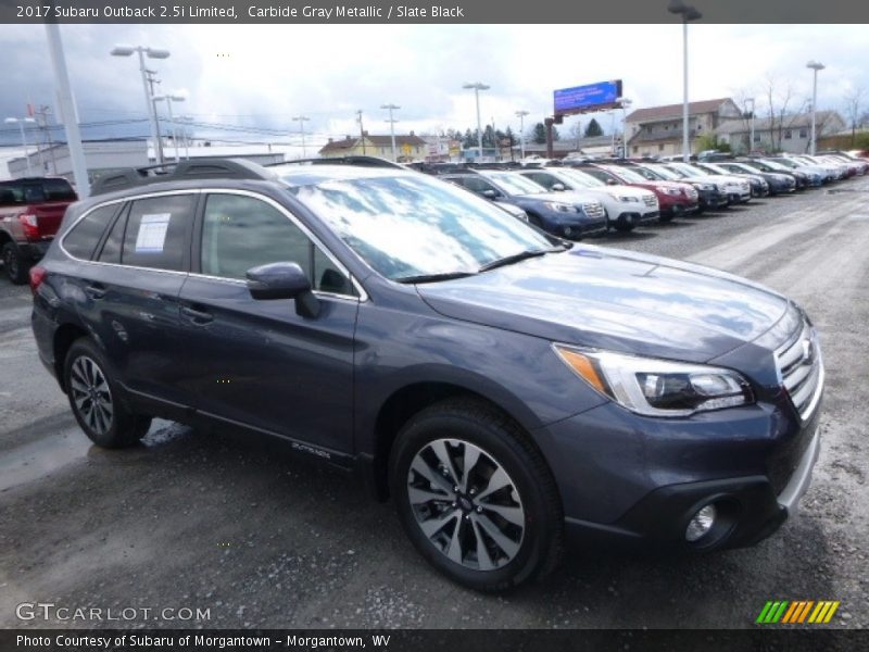 Carbide Gray Metallic / Slate Black 2017 Subaru Outback 2.5i Limited