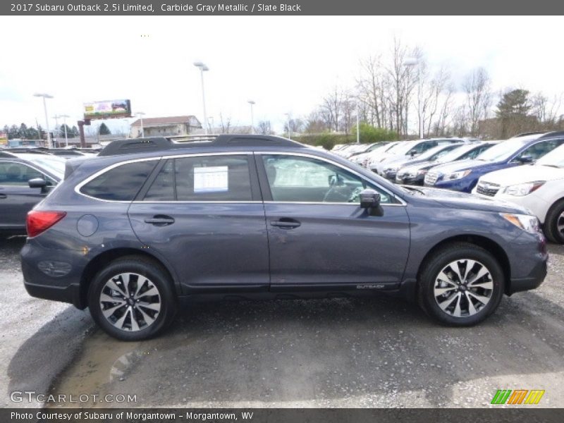 Carbide Gray Metallic / Slate Black 2017 Subaru Outback 2.5i Limited