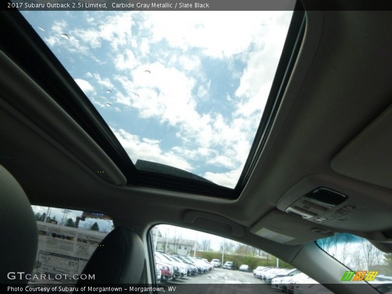 Carbide Gray Metallic / Slate Black 2017 Subaru Outback 2.5i Limited