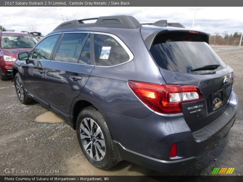 Carbide Gray Metallic / Slate Black 2017 Subaru Outback 2.5i Limited