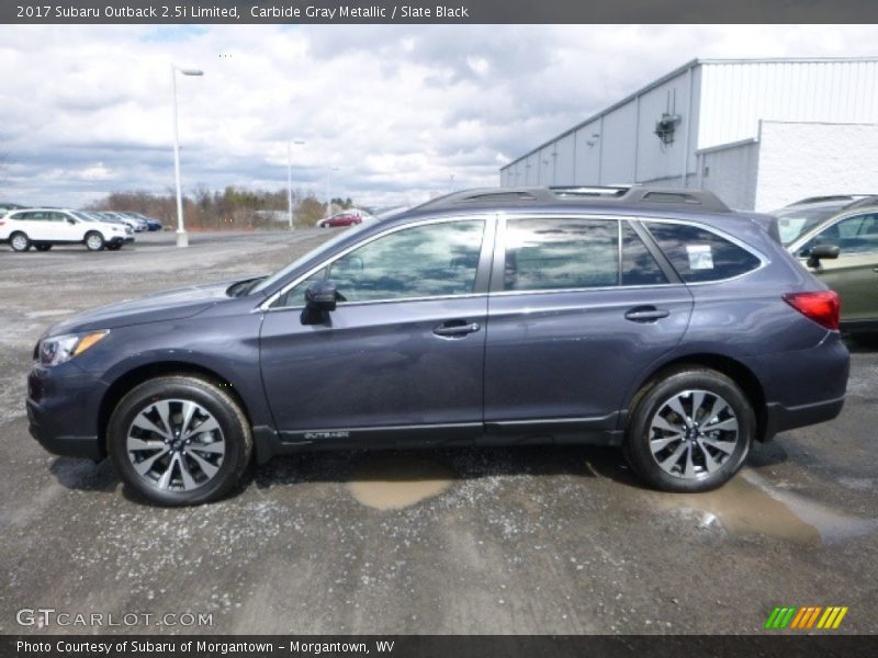 Carbide Gray Metallic / Slate Black 2017 Subaru Outback 2.5i Limited