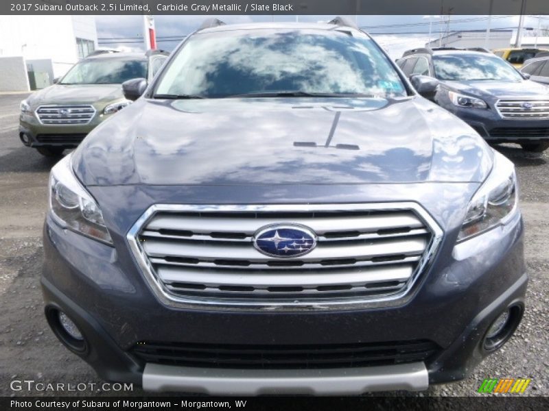 Carbide Gray Metallic / Slate Black 2017 Subaru Outback 2.5i Limited