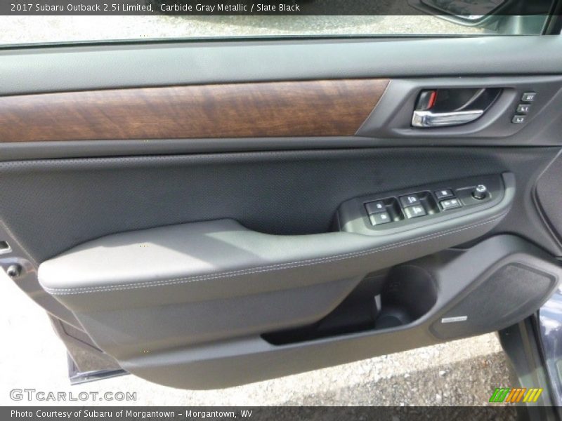 Carbide Gray Metallic / Slate Black 2017 Subaru Outback 2.5i Limited