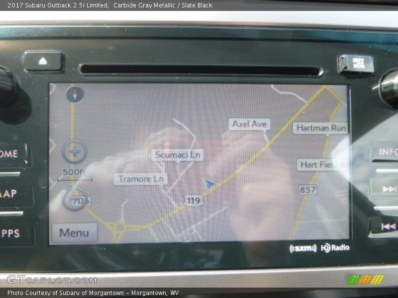 Carbide Gray Metallic / Slate Black 2017 Subaru Outback 2.5i Limited