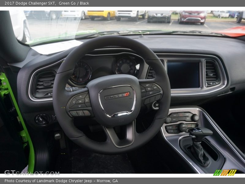 Green Go / Black 2017 Dodge Challenger SXT