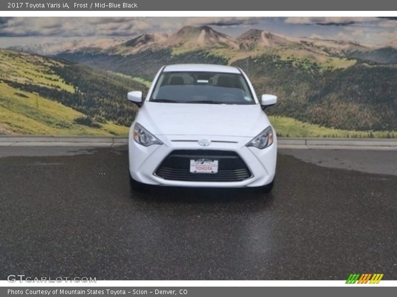 Frost / Mid-Blue Black 2017 Toyota Yaris iA
