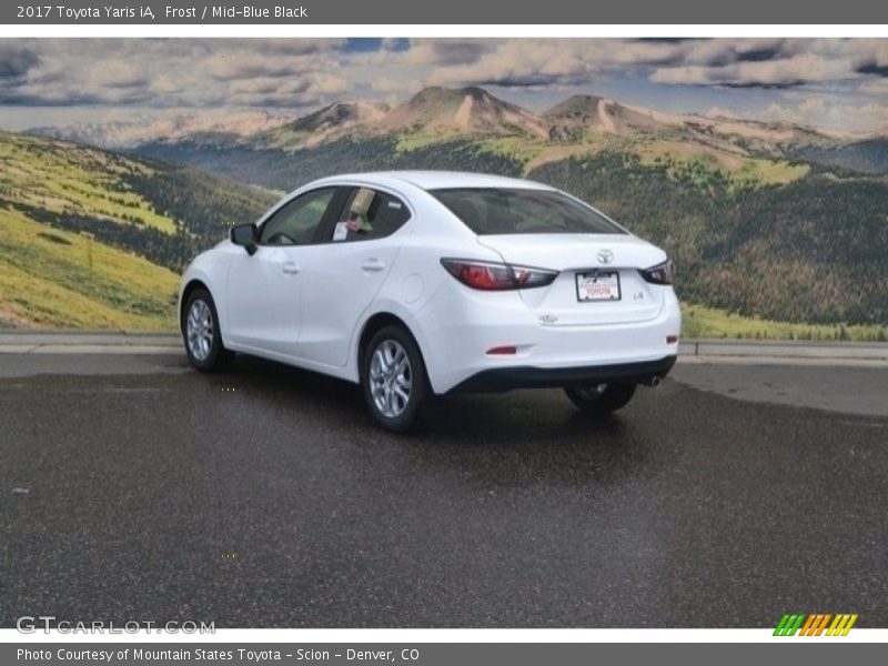 Frost / Mid-Blue Black 2017 Toyota Yaris iA