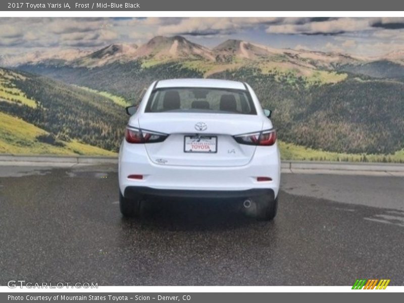 Frost / Mid-Blue Black 2017 Toyota Yaris iA