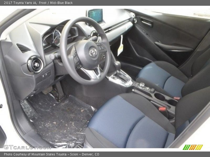 Frost / Mid-Blue Black 2017 Toyota Yaris iA