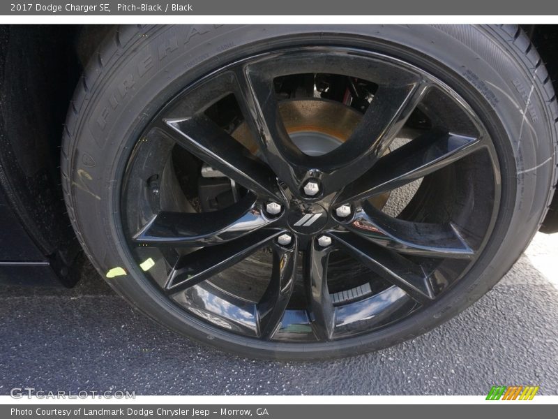 Pitch-Black / Black 2017 Dodge Charger SE