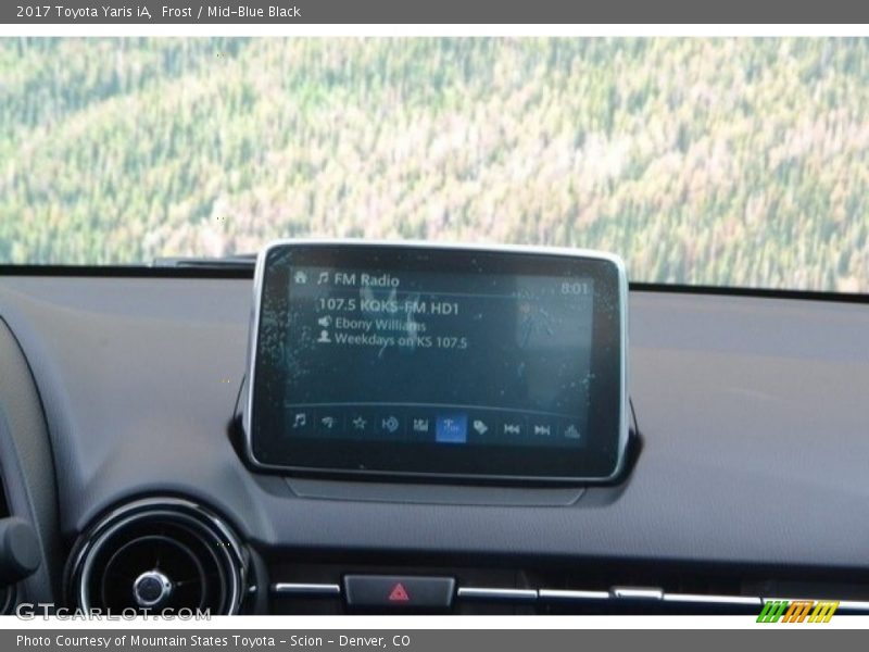 Frost / Mid-Blue Black 2017 Toyota Yaris iA