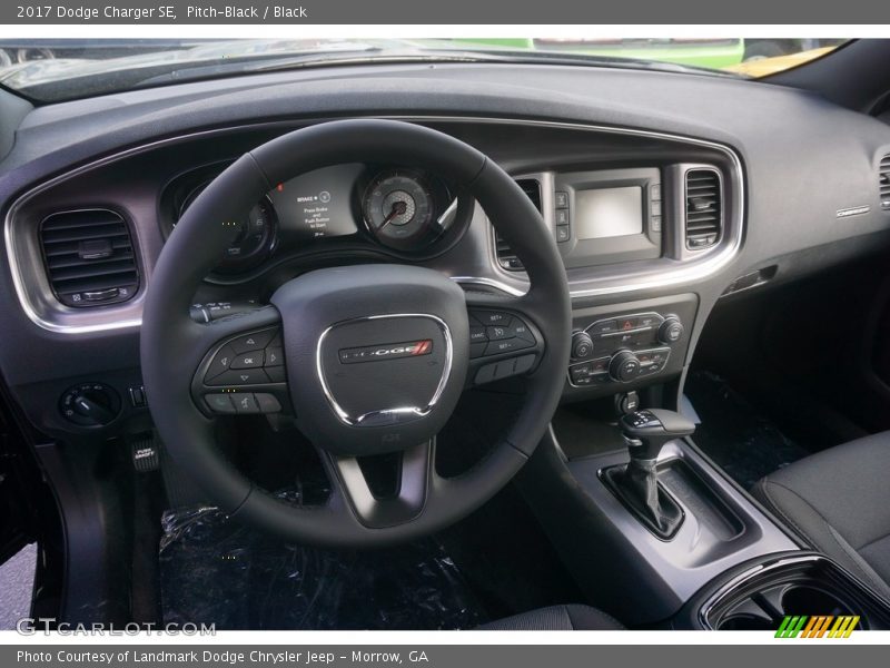 Pitch-Black / Black 2017 Dodge Charger SE
