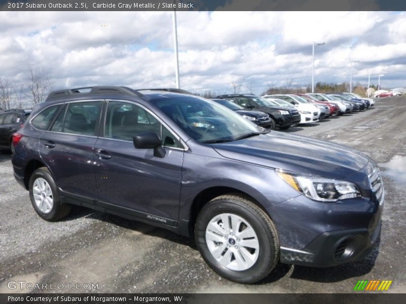 Carbide Gray Metallic / Slate Black 2017 Subaru Outback 2.5i