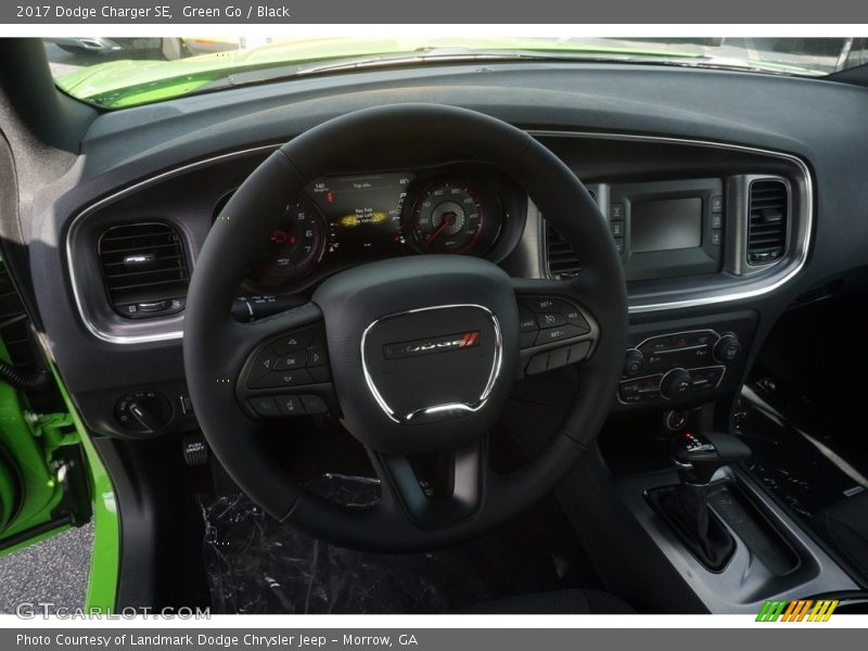 Green Go / Black 2017 Dodge Charger SE