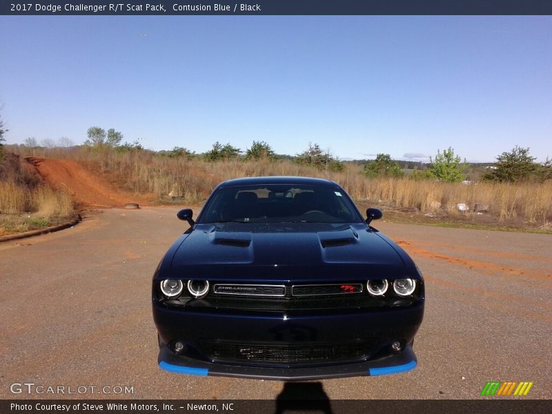 Contusion Blue / Black 2017 Dodge Challenger R/T Scat Pack