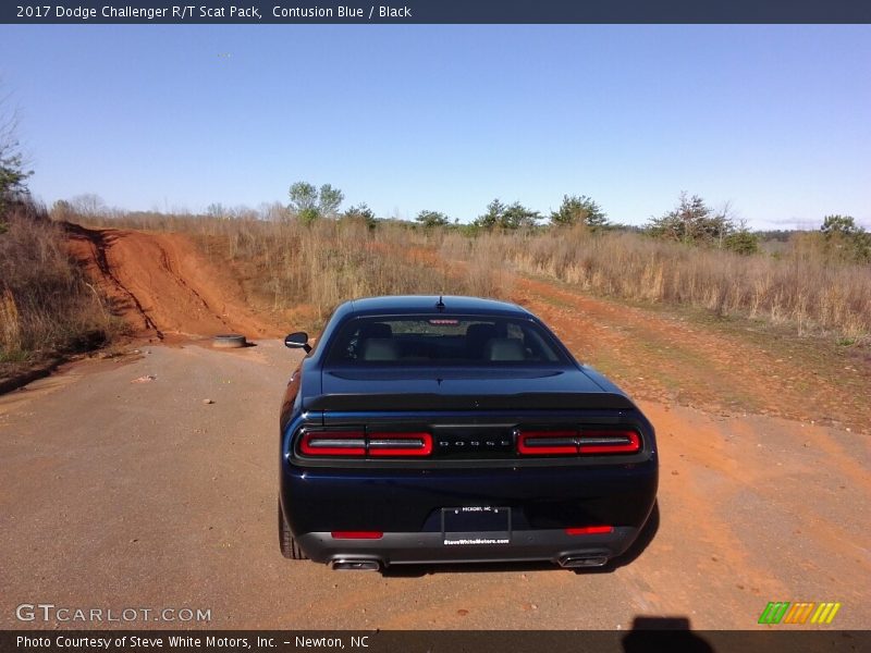 Contusion Blue / Black 2017 Dodge Challenger R/T Scat Pack