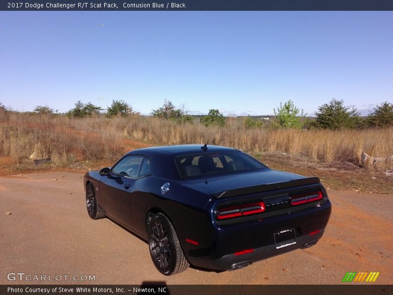 Contusion Blue / Black 2017 Dodge Challenger R/T Scat Pack