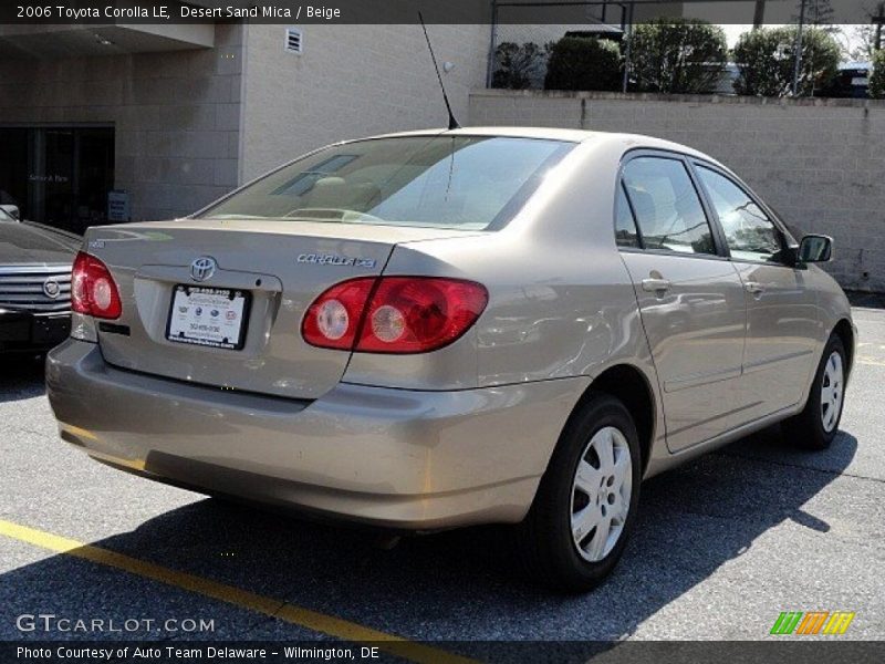 Desert Sand Mica / Beige 2006 Toyota Corolla LE