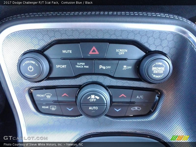 Contusion Blue / Black 2017 Dodge Challenger R/T Scat Pack