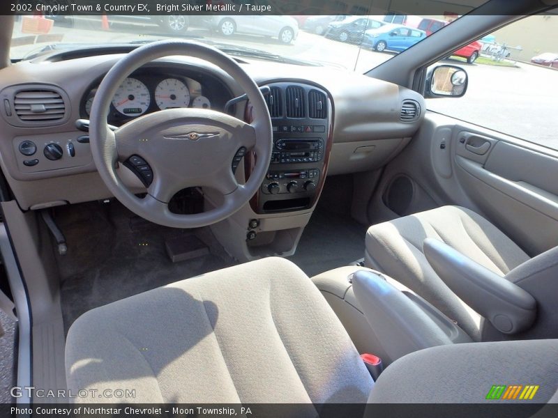 Bright Silver Metallic / Taupe 2002 Chrysler Town & Country EX