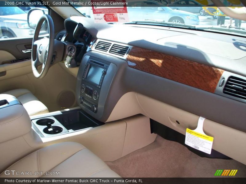 Gold Mist Metallic / Cocoa/Light Cashmere 2008 GMC Yukon XL SLT