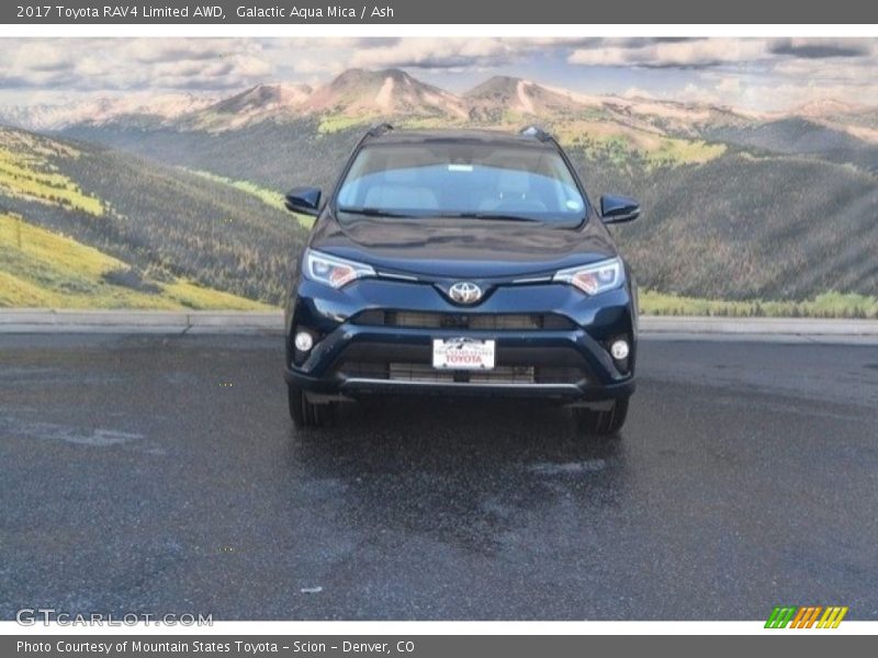 Galactic Aqua Mica / Ash 2017 Toyota RAV4 Limited AWD