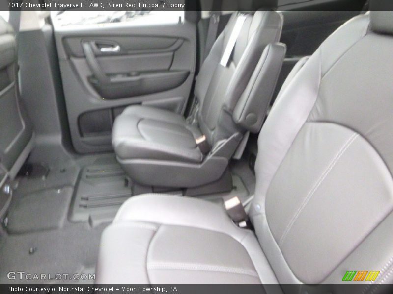 Siren Red Tintcoat / Ebony 2017 Chevrolet Traverse LT AWD