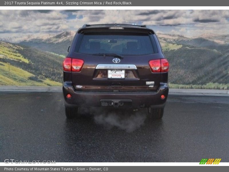 Sizzling Crimson Mica / Red Rock/Black 2017 Toyota Sequoia Platinum 4x4