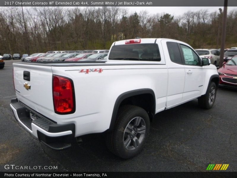 Summit White / Jet Black/­Dark Ash 2017 Chevrolet Colorado WT Extended Cab 4x4