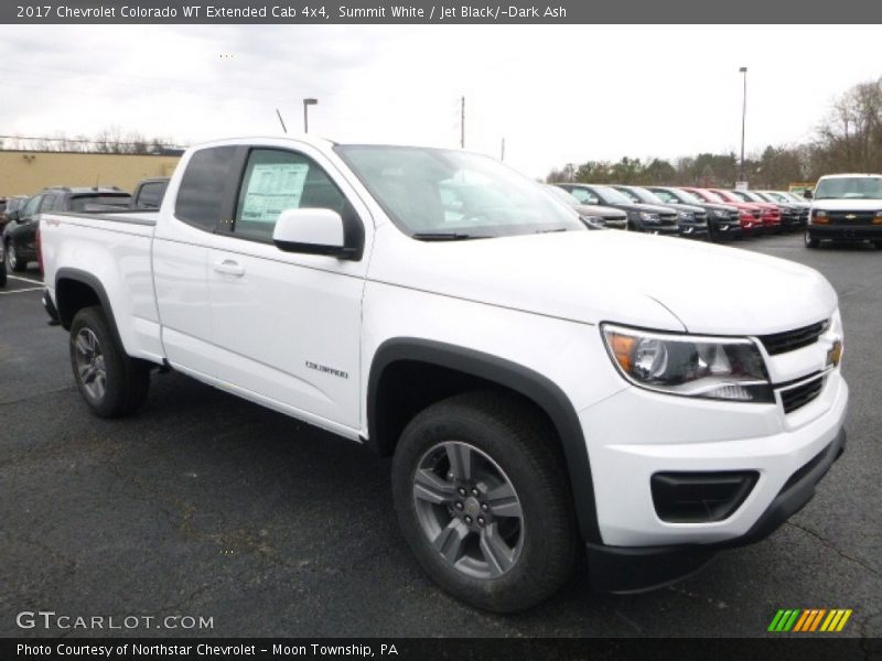 Summit White / Jet Black/­Dark Ash 2017 Chevrolet Colorado WT Extended Cab 4x4