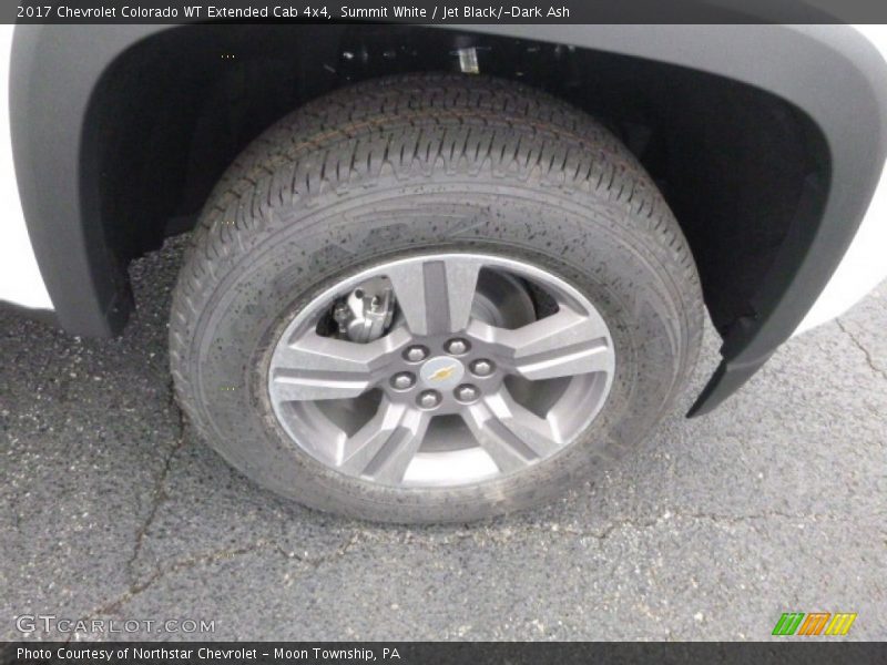 Summit White / Jet Black/­Dark Ash 2017 Chevrolet Colorado WT Extended Cab 4x4