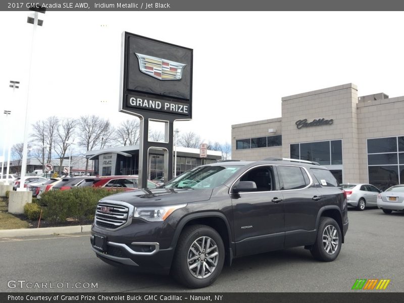 Iridium Metallic / Jet Black 2017 GMC Acadia SLE AWD