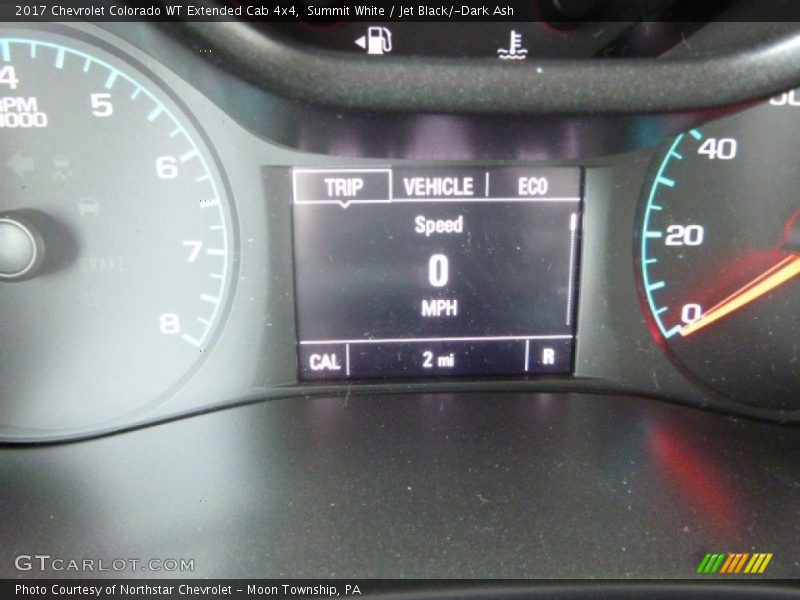 Summit White / Jet Black/­Dark Ash 2017 Chevrolet Colorado WT Extended Cab 4x4