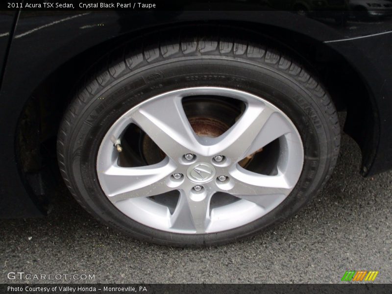 Crystal Black Pearl / Taupe 2011 Acura TSX Sedan