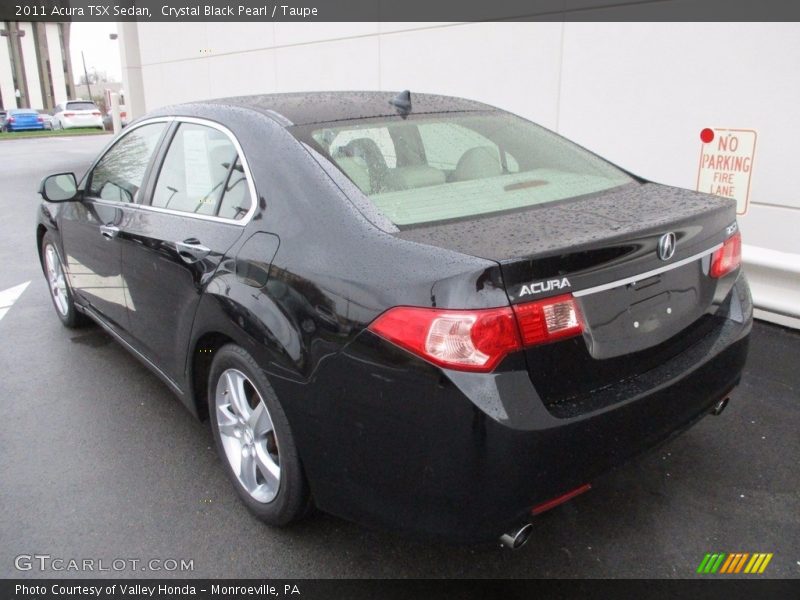 Crystal Black Pearl / Taupe 2011 Acura TSX Sedan