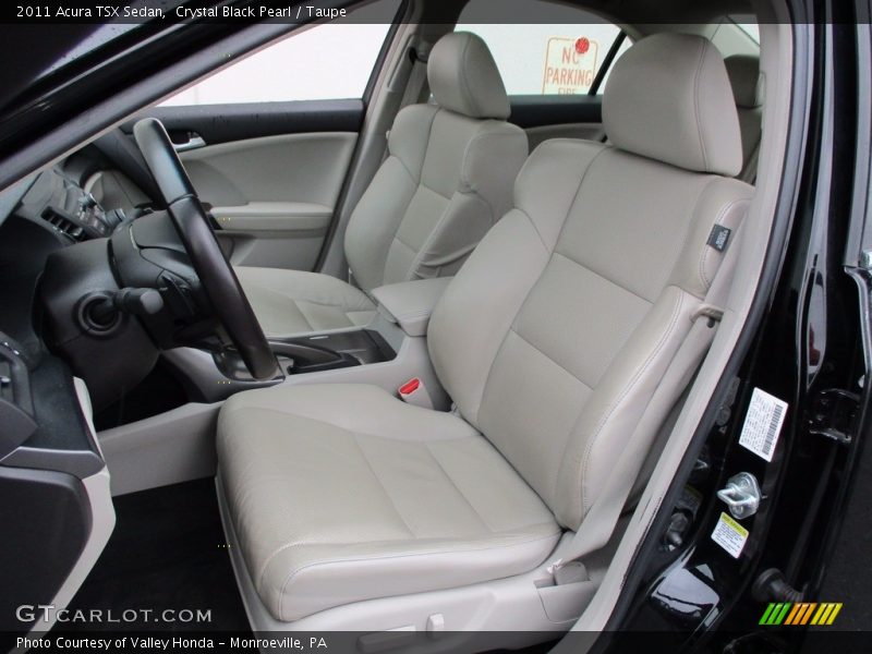 Crystal Black Pearl / Taupe 2011 Acura TSX Sedan