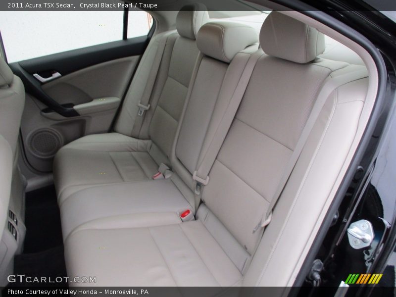 Crystal Black Pearl / Taupe 2011 Acura TSX Sedan