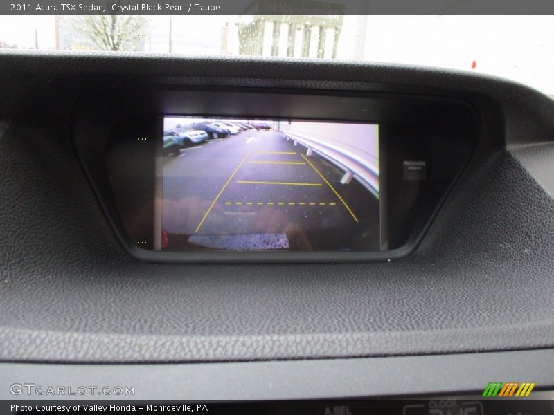 Crystal Black Pearl / Taupe 2011 Acura TSX Sedan