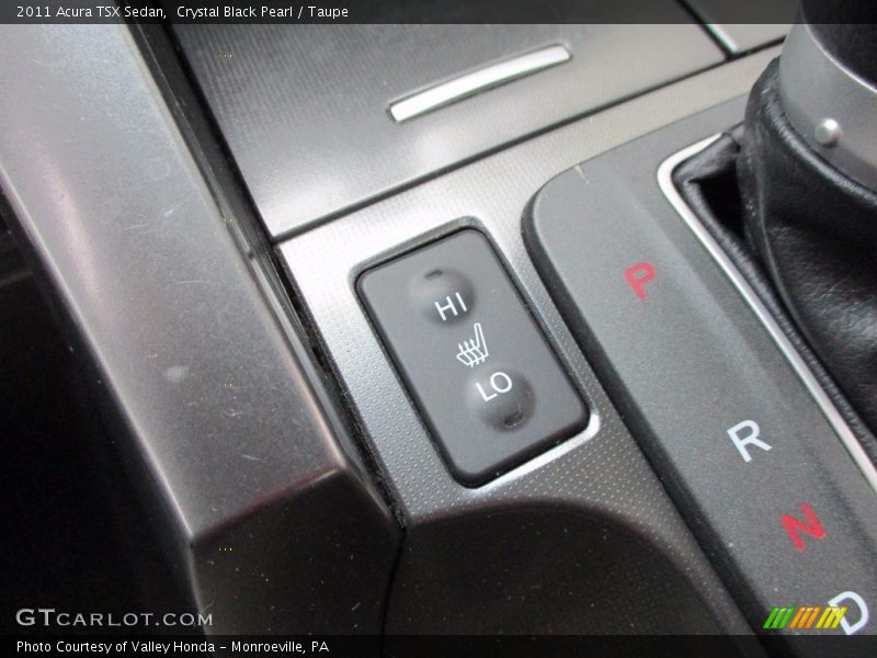 Crystal Black Pearl / Taupe 2011 Acura TSX Sedan