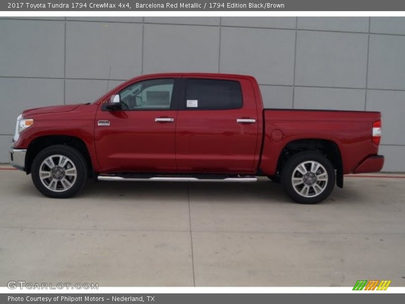  2017 Tundra 1794 CrewMax 4x4 Barcelona Red Metallic