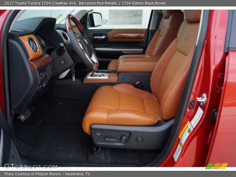 Front Seat of 2017 Tundra 1794 CrewMax 4x4
