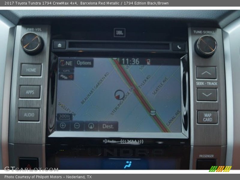 Barcelona Red Metallic / 1794 Edition Black/Brown 2017 Toyota Tundra 1794 CrewMax 4x4