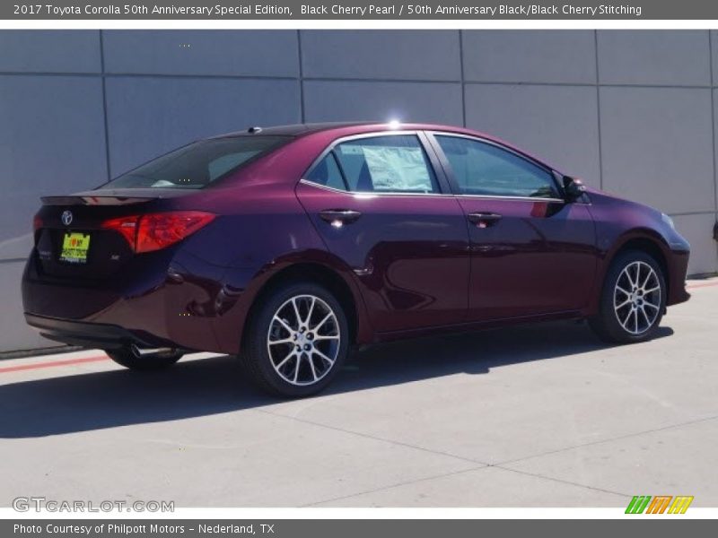 Black Cherry Pearl / 50th Anniversary Black/Black Cherry Stitching 2017 Toyota Corolla 50th Anniversary Special Edition