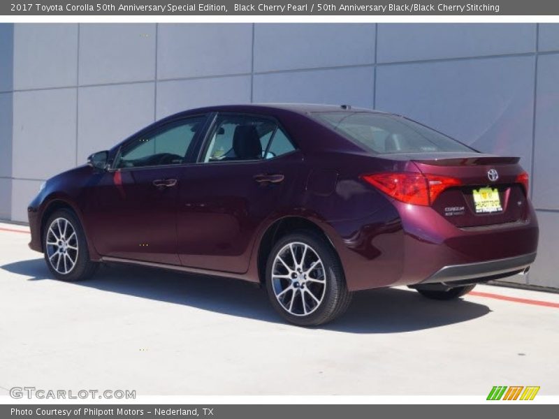 Black Cherry Pearl / 50th Anniversary Black/Black Cherry Stitching 2017 Toyota Corolla 50th Anniversary Special Edition