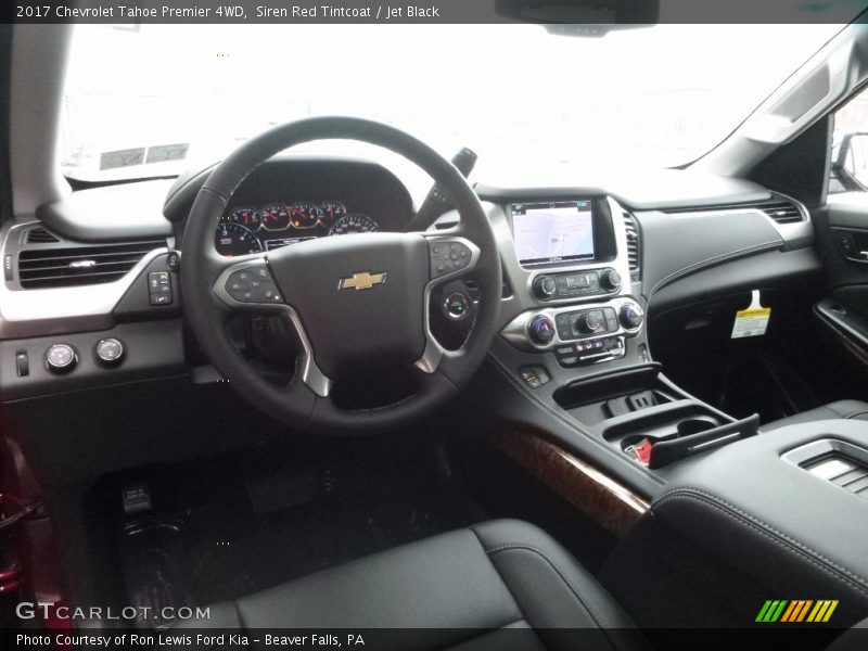 Siren Red Tintcoat / Jet Black 2017 Chevrolet Tahoe Premier 4WD