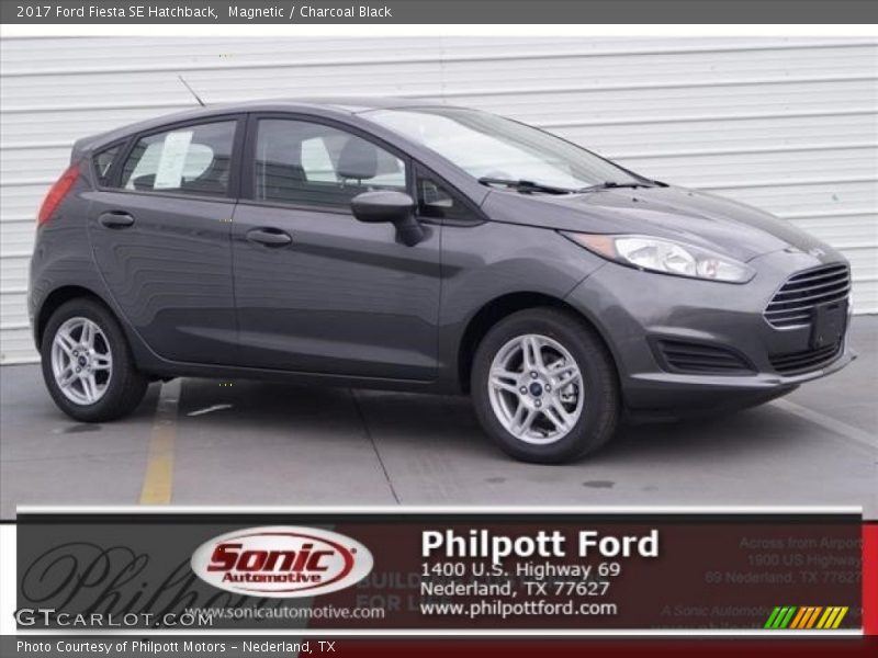 Magnetic / Charcoal Black 2017 Ford Fiesta SE Hatchback
